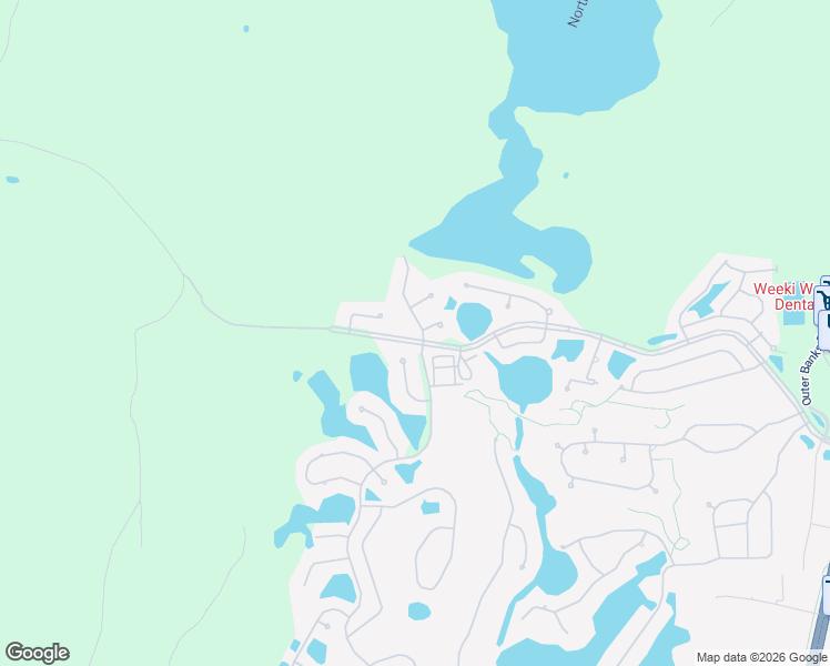 map of restaurants, bars, coffee shops, grocery stores, and more near 10051 Lenox Boulevard in Weeki Wachee