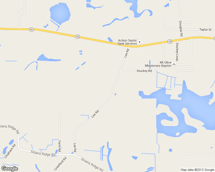 map of restaurants, bars, coffee shops, grocery stores, and more near 15339 Lee Road in Groveland