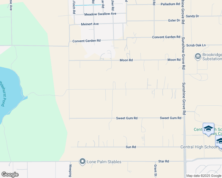 map of restaurants, bars, coffee shops, grocery stores, and more near 13100 Crowell Road in Brooksville