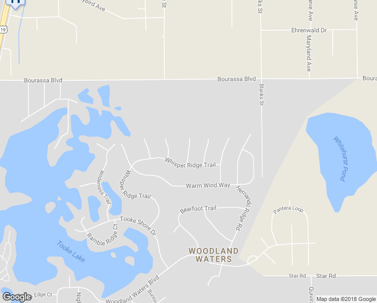 map of restaurants, bars, coffee shops, grocery stores, and more near 10110 Breezy Pines Court in Brooksville