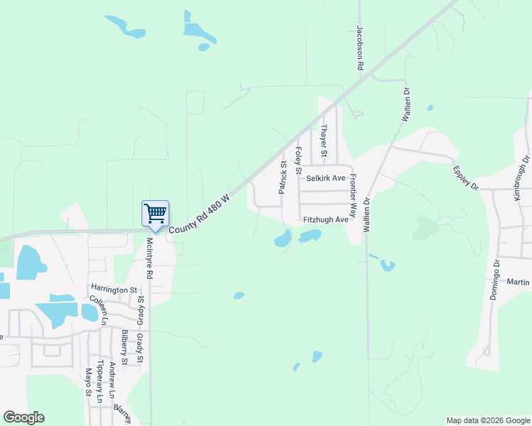 map of restaurants, bars, coffee shops, grocery stores, and more near 23056 Dewitt Drive in Brooksville