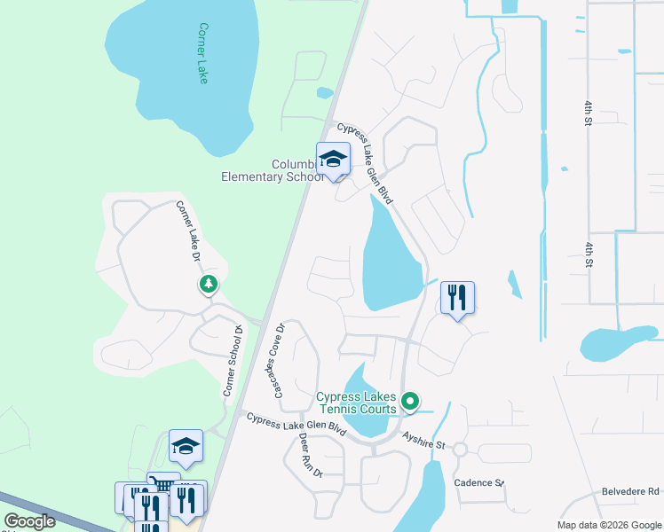 map of restaurants, bars, coffee shops, grocery stores, and more near 2531 Holly Pine Circle in Orlando