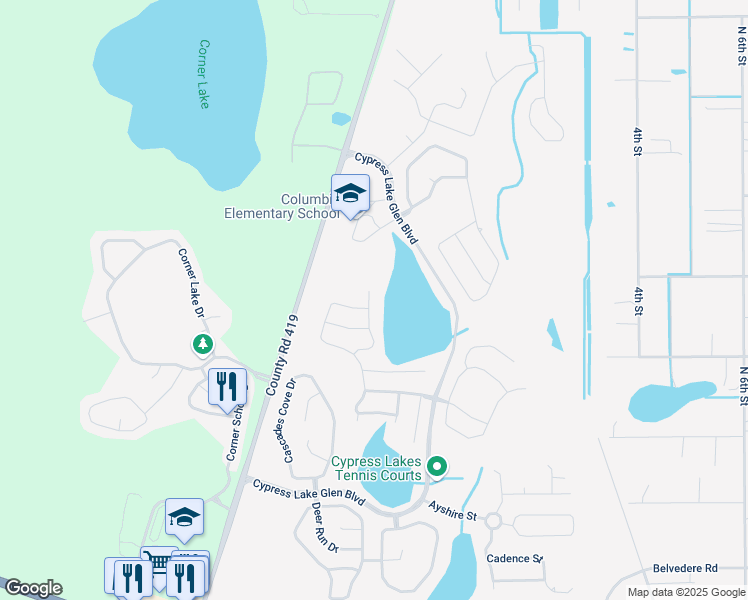 map of restaurants, bars, coffee shops, grocery stores, and more near 2606 Holly Pine Circle in Orlando