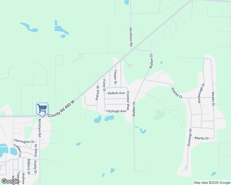 map of restaurants, bars, coffee shops, grocery stores, and more near 23165 Thielman Avenue in Brooksville
