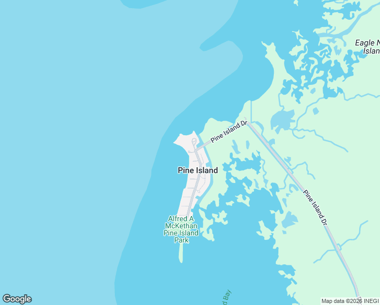 map of restaurants, bars, coffee shops, grocery stores, and more near in Pine Island