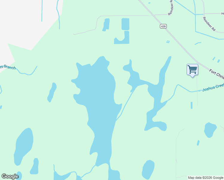 map of restaurants, bars, coffee shops, grocery stores, and more near 21107 Florida 420 in Christmas