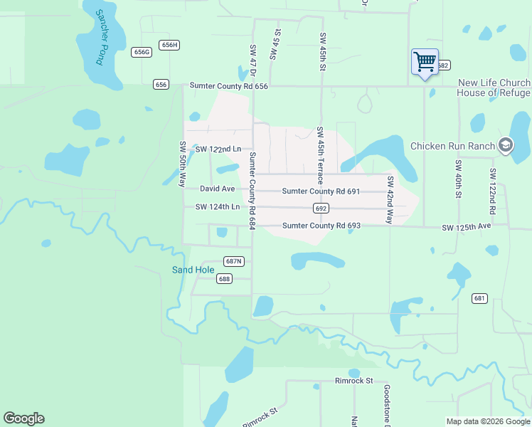 map of restaurants, bars, coffee shops, grocery stores, and more near 4695 Cr 692 in Webster