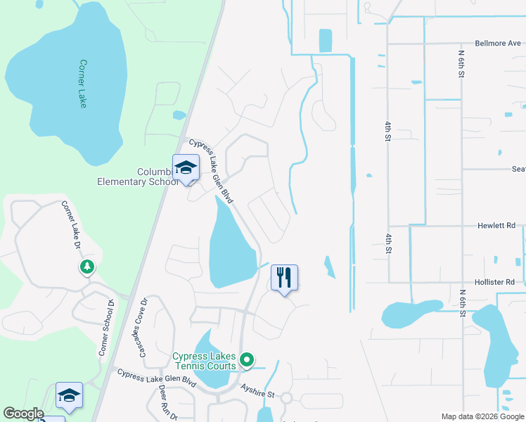 map of restaurants, bars, coffee shops, grocery stores, and more near 2748 Blowing Breeze Way in Orlando