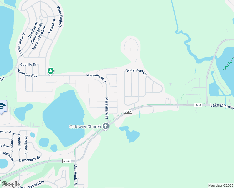 map of restaurants, bars, coffee shops, grocery stores, and more near 9454 Oglethorpe Drive in Clermont