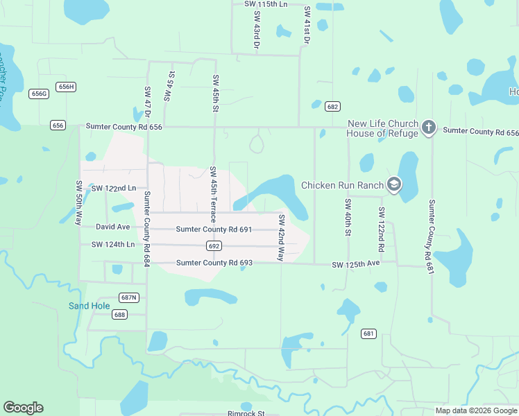 map of restaurants, bars, coffee shops, grocery stores, and more near 12267 Southwest 43rd Terrace in Webster