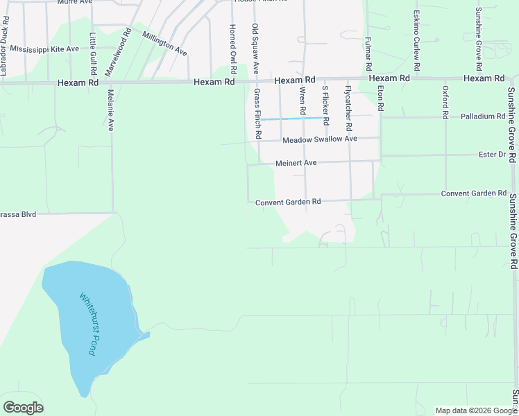 map of restaurants, bars, coffee shops, grocery stores, and more near 12416 Convent Garden Road in Brooksville