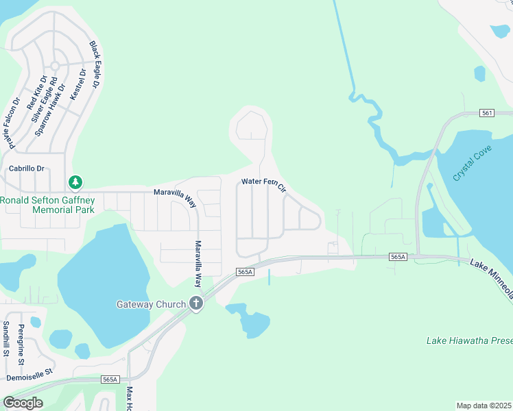 map of restaurants, bars, coffee shops, grocery stores, and more near 15814 Golden Club Street in Clermont