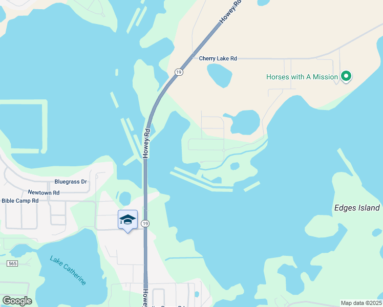 map of restaurants, bars, coffee shops, grocery stores, and more near 16471 Blooming Cherry Drive in Groveland