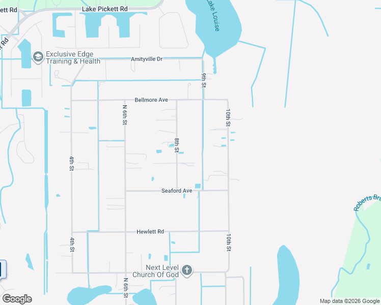 map of restaurants, bars, coffee shops, grocery stores, and more near 2739 8th Street in Orlando