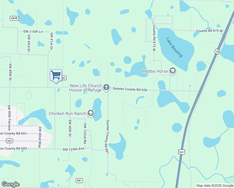 map of restaurants, bars, coffee shops, grocery stores, and more near 3607 Cr 656 in Webster