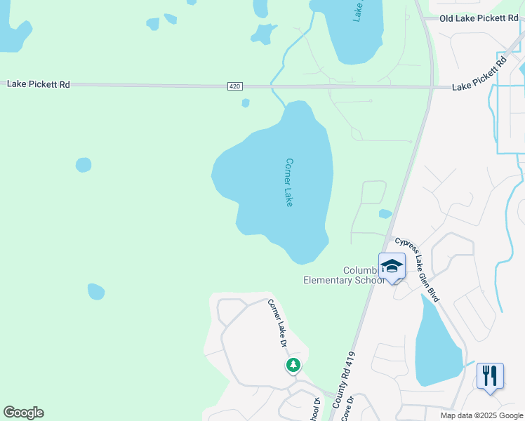 map of restaurants, bars, coffee shops, grocery stores, and more near in Alafaya