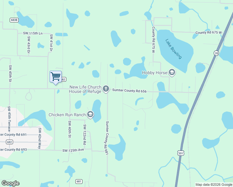 map of restaurants, bars, coffee shops, grocery stores, and more near 3607 Cr 656 in Webster
