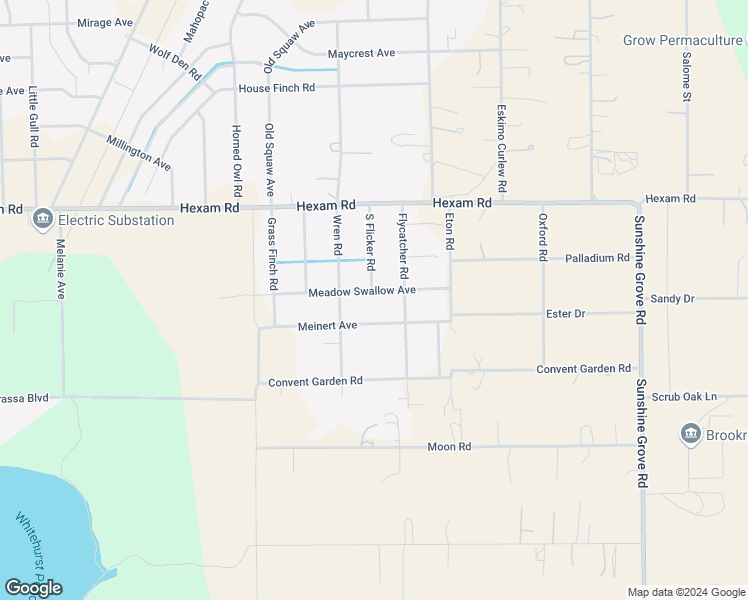 map of restaurants, bars, coffee shops, grocery stores, and more near 13064 Meadow Swallow Avenue in Spring Hill