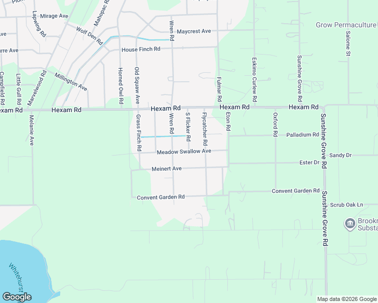 map of restaurants, bars, coffee shops, grocery stores, and more near 13064 Meadow Swallow Avenue in Spring Hill