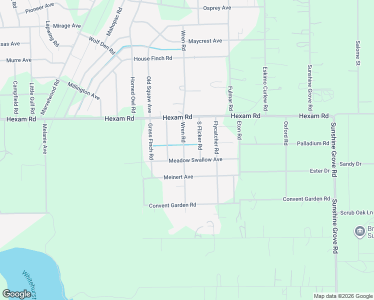 map of restaurants, bars, coffee shops, grocery stores, and more near 10484 Wren Road in Brooksville