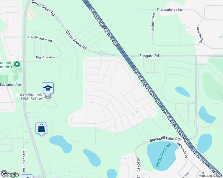 map of restaurants, bars, coffee shops, grocery stores, and more near 1162 Esperanza Ridge Road in Montverde