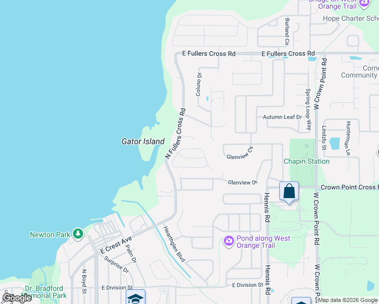 map of restaurants, bars, coffee shops, grocery stores, and more near 1046 Island Pointe Drive in Winter Garden