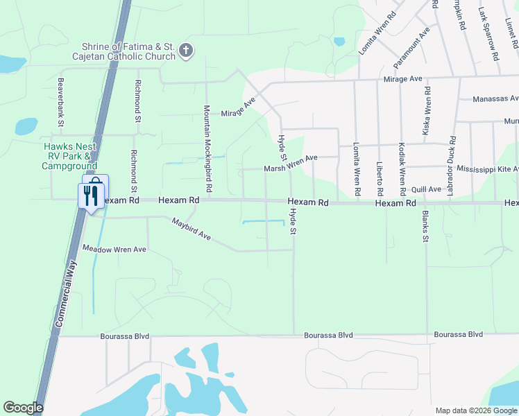map of restaurants, bars, coffee shops, grocery stores, and more near 11041 Millerdale Road in Spring Hill