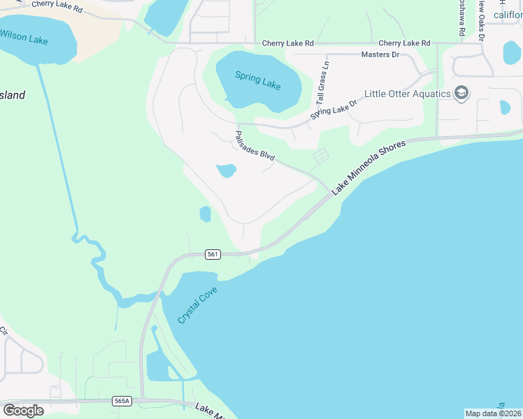 map of restaurants, bars, coffee shops, grocery stores, and more near 10525 Spring Lake Drive in Clermont