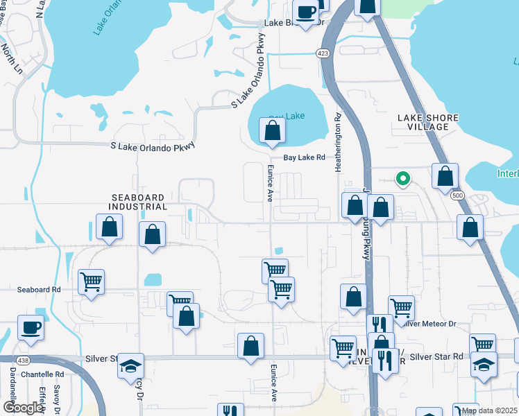 map of restaurants, bars, coffee shops, grocery stores, and more near in Orange County