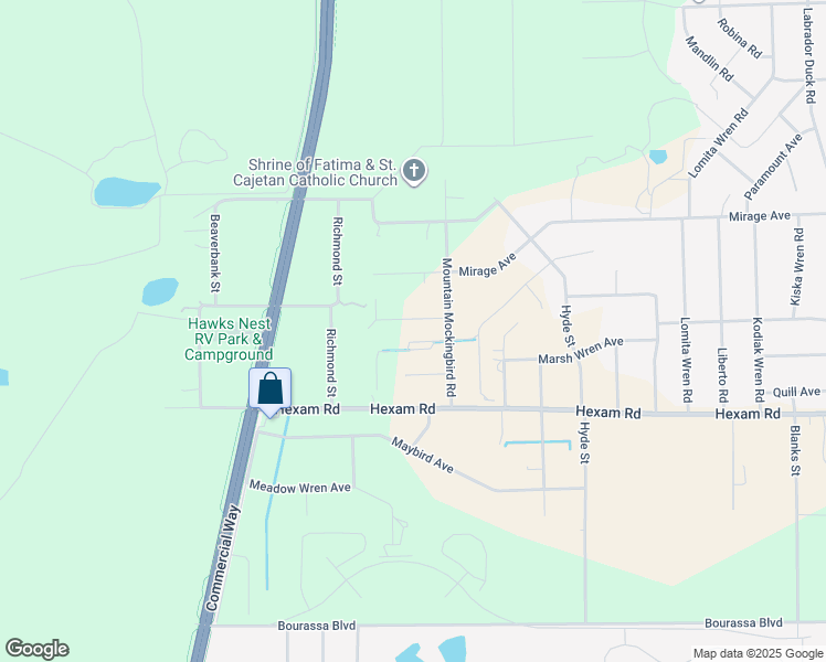map of restaurants, bars, coffee shops, grocery stores, and more near 10384 Marsh Owl Avenue in Weeki Wachee