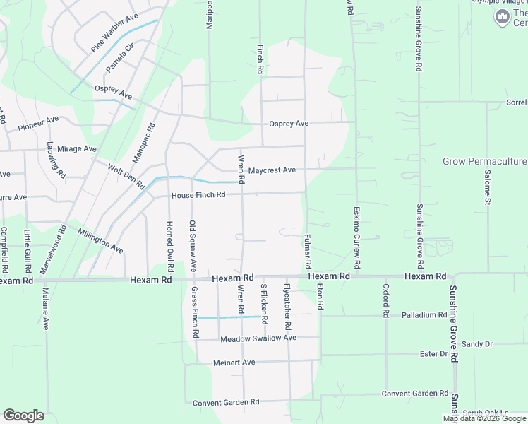 map of restaurants, bars, coffee shops, grocery stores, and more near 13044 House Finch Road in Weeki Wachee