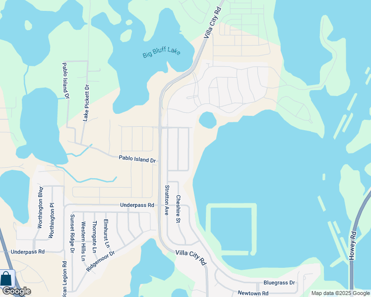 map of restaurants, bars, coffee shops, grocery stores, and more near 3053 Sunscape Terrace in Groveland