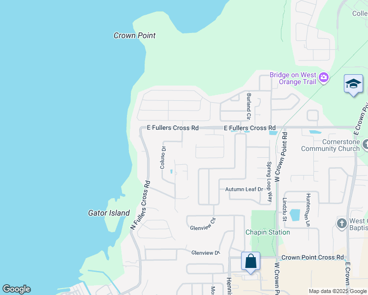 map of restaurants, bars, coffee shops, grocery stores, and more near 532 Westcliffe Drive in Winter Garden