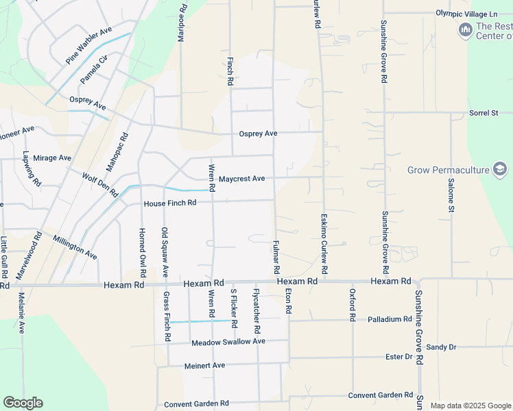 map of restaurants, bars, coffee shops, grocery stores, and more near 13104 House Finch Road in Brooksville