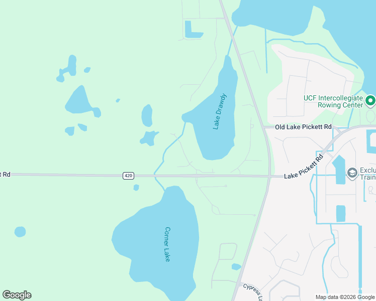 map of restaurants, bars, coffee shops, grocery stores, and more near 3615 Oriskany Drive in Orlando