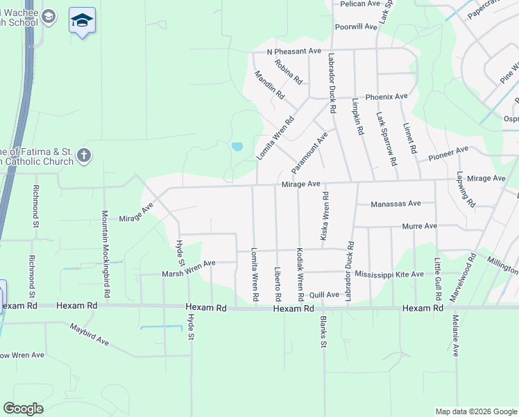 map of restaurants, bars, coffee shops, grocery stores, and more near 11244 Lomita Wren Road in Brooksville