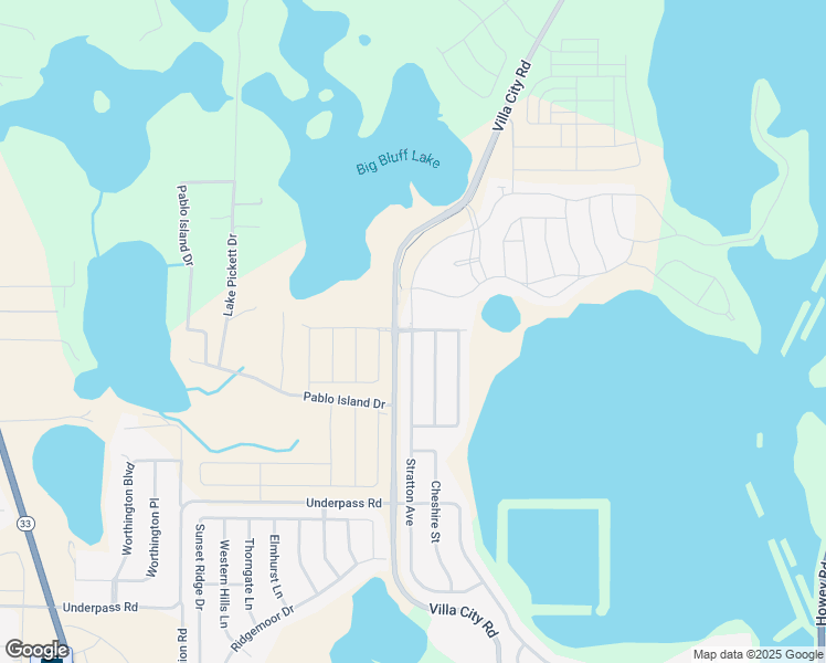 map of restaurants, bars, coffee shops, grocery stores, and more near 1268 Stratton Avenue in Groveland