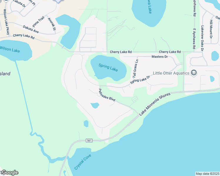 map of restaurants, bars, coffee shops, grocery stores, and more near 9853 Spring Lake Drive in Clermont