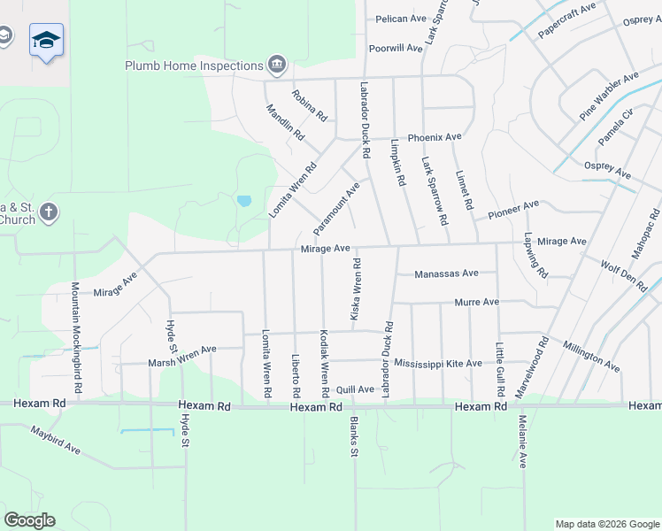 map of restaurants, bars, coffee shops, grocery stores, and more near 11256 Kodiak Wren Road in Brooksville
