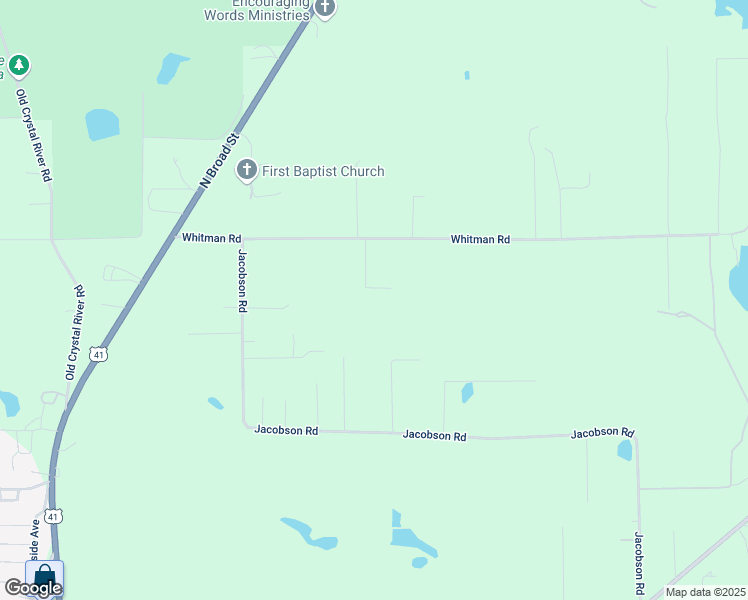 map of restaurants, bars, coffee shops, grocery stores, and more near 11253 Lazy Lane in Brooksville