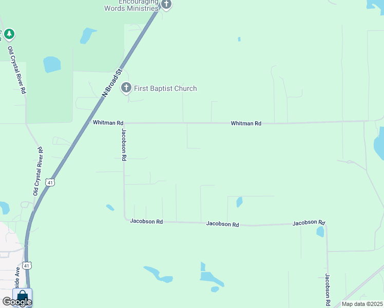 map of restaurants, bars, coffee shops, grocery stores, and more near 11253 Lazy Lane in Brooksville