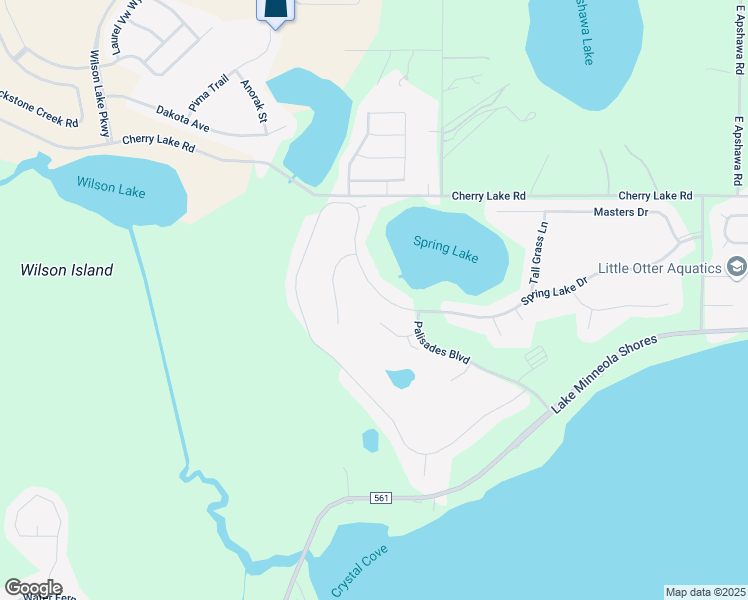 map of restaurants, bars, coffee shops, grocery stores, and more near 9925 Spring Lake Drive in Clermont