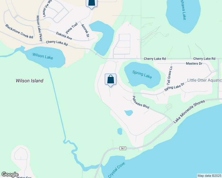 map of restaurants, bars, coffee shops, grocery stores, and more near 16644 Rockwell Heights Lane in Clermont