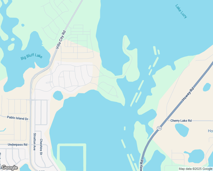 map of restaurants, bars, coffee shops, grocery stores, and more near 5605 Lucy Lee Road in Groveland