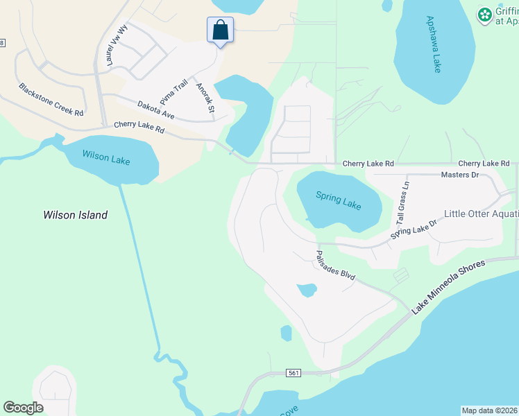 map of restaurants, bars, coffee shops, grocery stores, and more near 16815 Rockwell Heights Lane in Clermont
