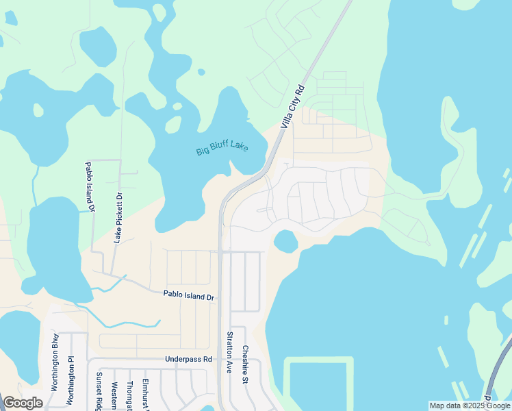 map of restaurants, bars, coffee shops, grocery stores, and more near 1268 Stratton Avenue in Groveland