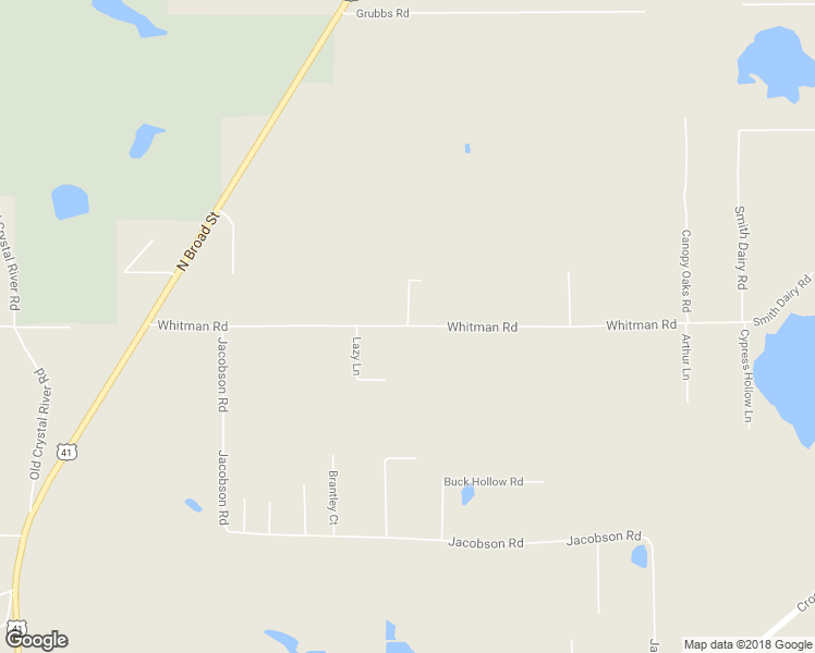 map of restaurants, bars, coffee shops, grocery stores, and more near Science Drive in Brooksville
