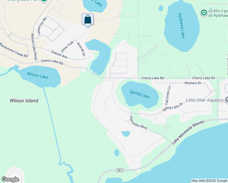 map of restaurants, bars, coffee shops, grocery stores, and more near 10004 Spring Lake Drive in Clermont