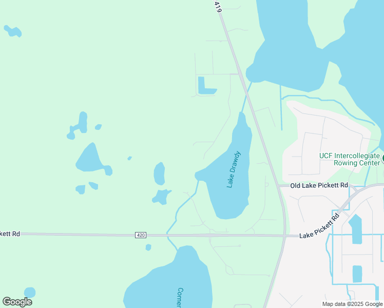 map of restaurants, bars, coffee shops, grocery stores, and more near 3620 Lake Drawdy Drive in Orlando