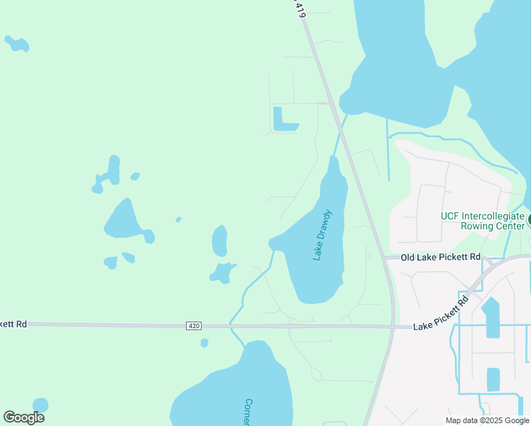map of restaurants, bars, coffee shops, grocery stores, and more near 3620 Lake Drawdy Drive in Orlando